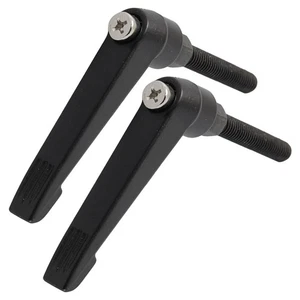 M6 6mm Dia 35mm Lunghezza Filettatura Metallo Macchina Manico Regolabile 2pz - Foto 1 di 1