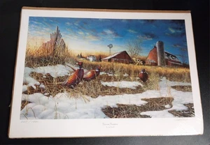 1992 Jim Hansel Harvest Roosters Print signiert & nummeriert 6107/10000 - Bild 1 von 6