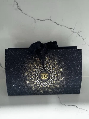 Chanel Beaute XMAS 2025 BLUE ORIGAMI GIFT BOX - Authentic NEW CC Make up - image 1 of 3