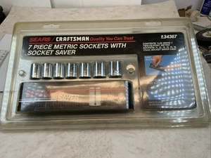 Craftsman 34367, 7pc 12pt Metric Sockets In Case, USA - Picture 1 of 6