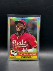 2025 Topps Heritage - Elly De La Cruz #263 Chrome Refractor - Picture 1 of 2