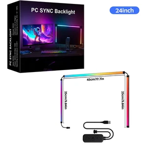 RGB Gaming Lichter Streifen Monitor Hintergrundbeleuchtung LED Display Sync PC - Bild 1 von 16