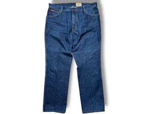 Wrangler Texas Jeans Herren W38 L30 Blau Denim Straight Leg Regular Fit Vintage - Bild 1 von 13