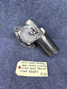 87-93 Ford Mustang Windshield Wiper Motor With Plate Arm 1987-1993 Factory OEM - Picture 1 of 19