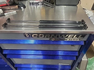 us general 7 drawer tool cart lid shocks - Picture 1 of 2