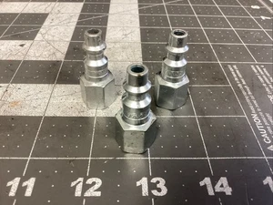 (Lot Of 3) Pneumatic Air Compressor Hoses - 1/2" To 1/4", Female (LPW133C) - Picture 1 of 6