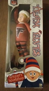 Atlanta Falcons NFL TEAM Logo Elves Elf Christmas decor 9" Forever Shelf decor - Picture 1 of 8