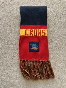 Adelaide Crows Bufanda Oficial Apoyador AFL Tradicional Tejido Invierno Bar Bufanda - Imagen 1 de 2
