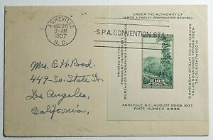 1937 FDC Great Smokey Mountains National Park Cover SPA Farley S/S Scott #797