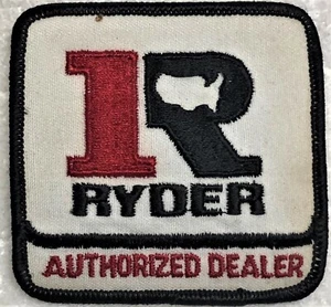 Parche de tela de alquiler de camión Ryder 1994 vintage parche bordado para distribuidores, logotipo antiguo - Imagen 1 de 2