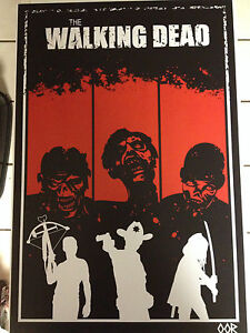 The Walking Dead poster print