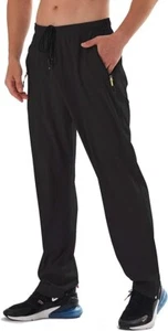 AIRIKE Unisex 2XL Elastic Waist Pants Water Resistant Quick Dry-Black-NWT - Picture 1 of 6