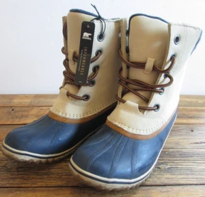 NEW Sorel Boots Women's 8.5 Slimpack II Lace Up Waterproof Leather NL3058-241 - Picture 1 of 10