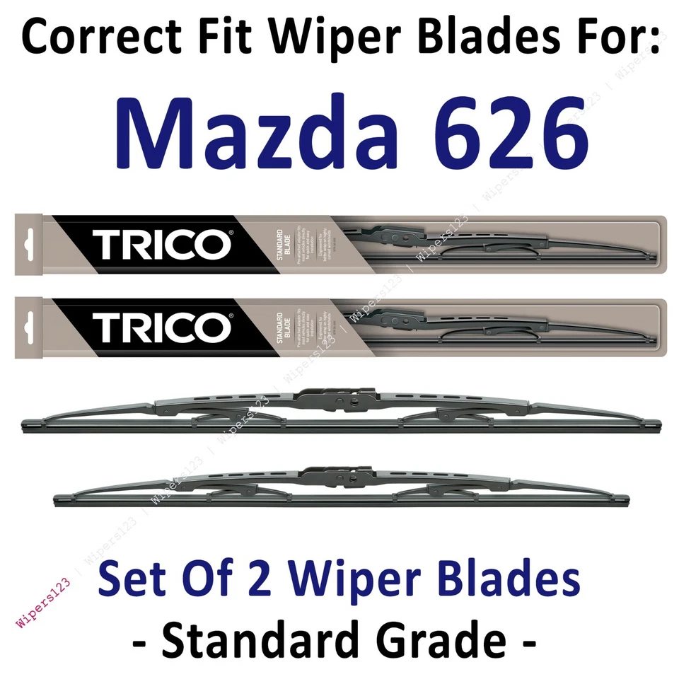 Paquete de 2 escobillas limpiaparabrisas estándar - aptas para Mazda 626 1993-1997 - 30210/200 Foto 1 de 1