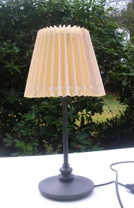Ikea Ängland Tischlampe Tischleuchte Lampe Nachttischlampe grau / beige 45 cm - Bild 1 von 5