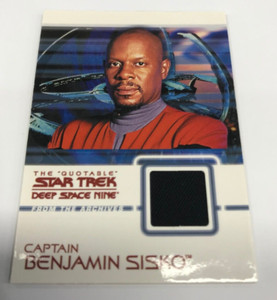 2007 The Quotable Star Trek Deep Space Nine Costume Card C1 Captain Sisko-Black