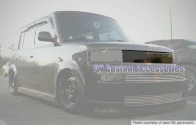 Fits 04-06 Scion xB GTS Smoke Acrylic Headlight Upper Grille Panel Cover GT0173B - Image 1 of 3