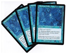 MTG Mistform Wall Onslaught  lot X4 4x Magic the GAthering cards WALL
