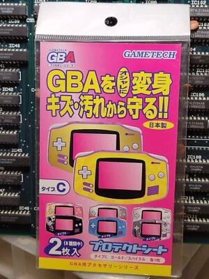 Sello de protección GBA tipo C dorado (2001) nuevo sellado de fábrica importación de Japón GBA Foto 1 de 4
