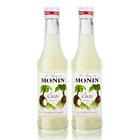 2x Monin Cocos Sirup, 250 ml Flasche