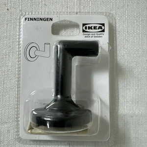 Appendiabiti Ikea Finningen nero gancio asciugamani bagno appendiabiti minimalista nuovo - Foto 1 di 5