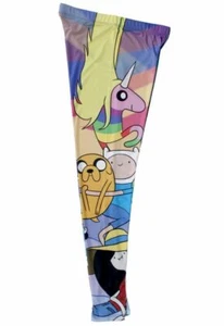 Junior's Adventure Time Finn, Fionna Jake & Cake Leggings for Halloween Costume - Picture 1 of 12
