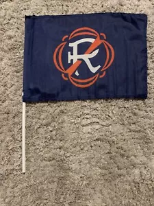 NEW ENGLAND REVOLUTION 17” x 12” Flag - New Logo! Free Shipping! - Picture 1 of 3