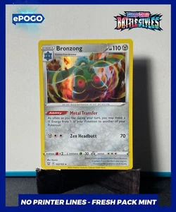 Bronzong 102/163 Holo RARE Pokemon Card Battle Styles Pokémon TCG MINT ✅ - Picture 1 of 2