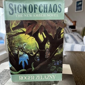 SIGN OF CHAOS-ROGER ZELAZNY-HC/DJ-1987-BCE-ARBOR HOUSE - Foto 1 di 8