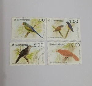 EZ~SL 1987 Sri lanka Birds Used Stampd set SG LK988B Scott LK839ii - Picture 1 of 2
