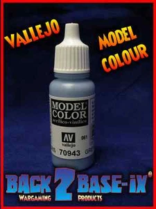 Vallejo Model Color Acrylic Paint 17ml Bottle Grey Blue 70943 - Picture 1 of 1