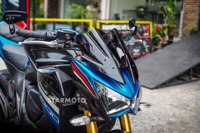 APTO KAWASAKI Z800 2013 - 2018 PARABRISAS PARABRISAS MEDIDOR VISERA CUBIERTA CARENADOS Foto 1 de 4