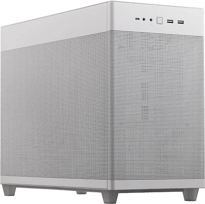 ASUS Prime AP201 CASE MESH WHITE EDITION White MicroATX Tower Computer Case - Image 1 of 4