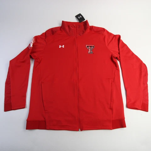 Texas Tech Red Raiders Under Armour Jacket Men's Red Used Cover