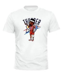 T-Shirt Shai Gilgeous-Alexander Thunder Cartoon Design - Bild 1 von 1