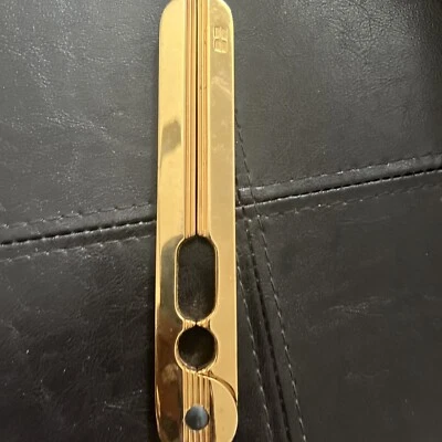 Italian Design Romeo Rega 1970s 24 Carat Gold Metal Nut Cracker - Image 1 of 4