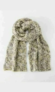 BODEN LADIES Chunky Knit Scarf AD202 GREEN MIX BRAND NEW - Picture 1 of 4
