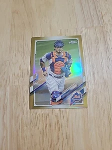 2021 Topps Chrome WILSON RAMOS Gold Refractor /50 #197 New York Mets SP - Picture 1 of 10