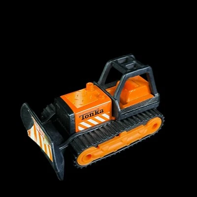 Mini Bulldozer Hasbro 2003 MCDONALDS TONKA naranja Happy Food Foto 1 de 4