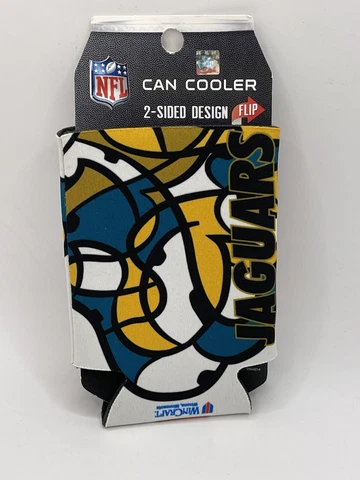 NFL Jacksonville Jaguars - Can Holder Coozie Kooler Hugger - NEW Cover