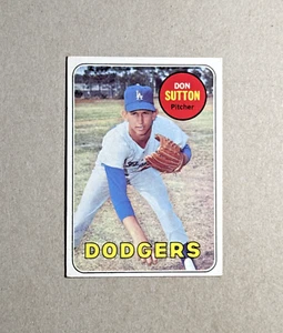 1969 Topps Set-Break #216 Don Sutton (crease) Vintage Baseball Card! VGEX - Picture 1 of 2