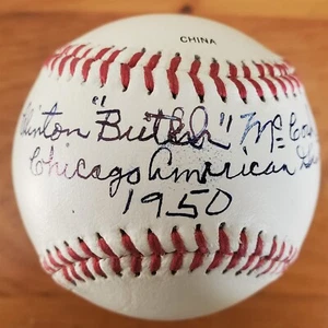 Clinton "Butch" McCord Chicago American Giants - Autographed Baseball - JSA Auth - Picture 1 of 6