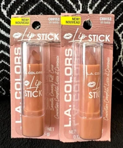 2pk LA COLORS NUDE GLAM OH TEDDY C69153 LÁPIZ LABIAL MATE RICO CREMOSO ALTO IMPACTO - Imagen 1 de 6