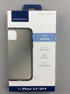 Insignia™ - Hard Shell Case for Apple® iPhone® 11 Pro Max - Transparent Black - Picture 1 of 3