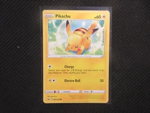 Pikachu Sword & Shield Pokemon Card LP - Picture 1 of 4