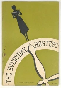 The Everyday Hostess Norge Appliances Borg Warner 1937 Vintage Cookbook PA233 - Picture 1 of 5