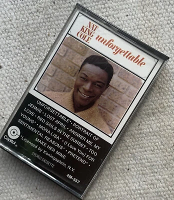 NAT KING COLE-Unforgettable Cassette  - Image 1 of 4