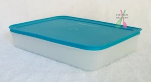 Tupperware Freezer Keeper Large Low 2.25L x 1 Blue Brand New - Picture 1 of 9