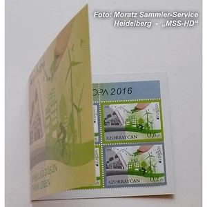 Aserbaidschan Azerbaijan Europa CEPT 2016, Umwelt/Think green, Markenheft./MH ** - Bild 1 von 2