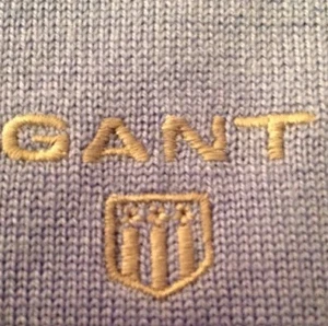 Men's Med Gant Blue Vest - Picture 1 of 12